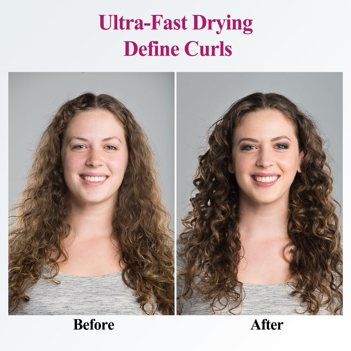 YTCHYYSK rose diffuser provides frizz control during styling.