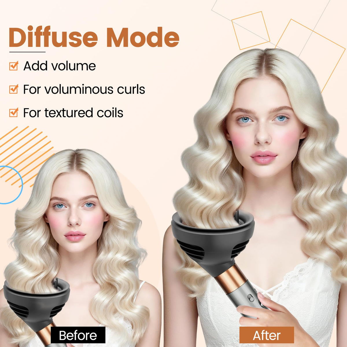 YTCHYYSK Diffuser suits coily hair for defined texture.