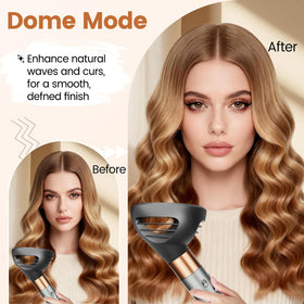 YTCHYYSK Diffuse Mode creates voluminous, textured curls.