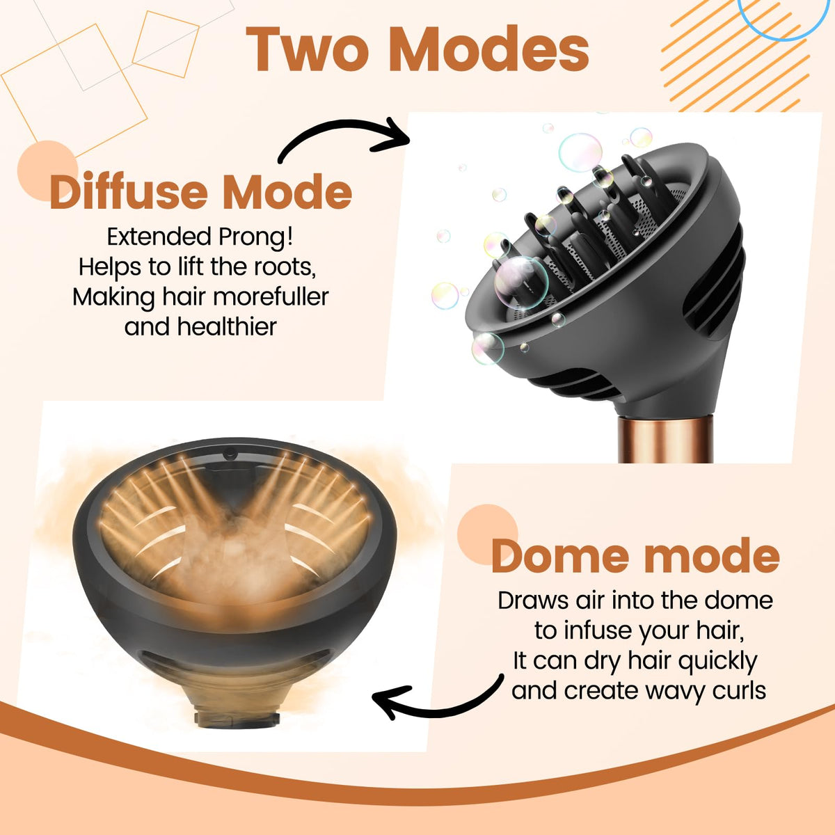 YTCHYYSK Dome Mode defines waves with focused airflow.