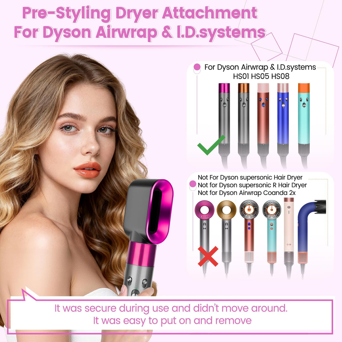 YTCHYYSK nozzle supports various hair types for versatile pre-styling outcomes