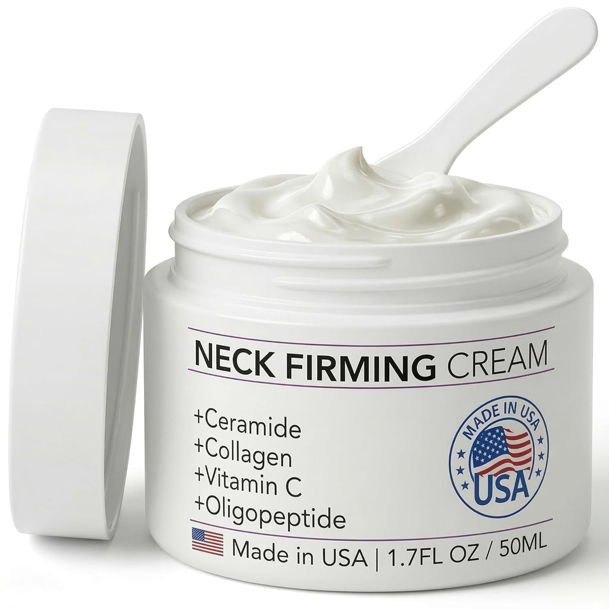 YTDB neck firming cream bottle showing premium packaging and visible firming potential