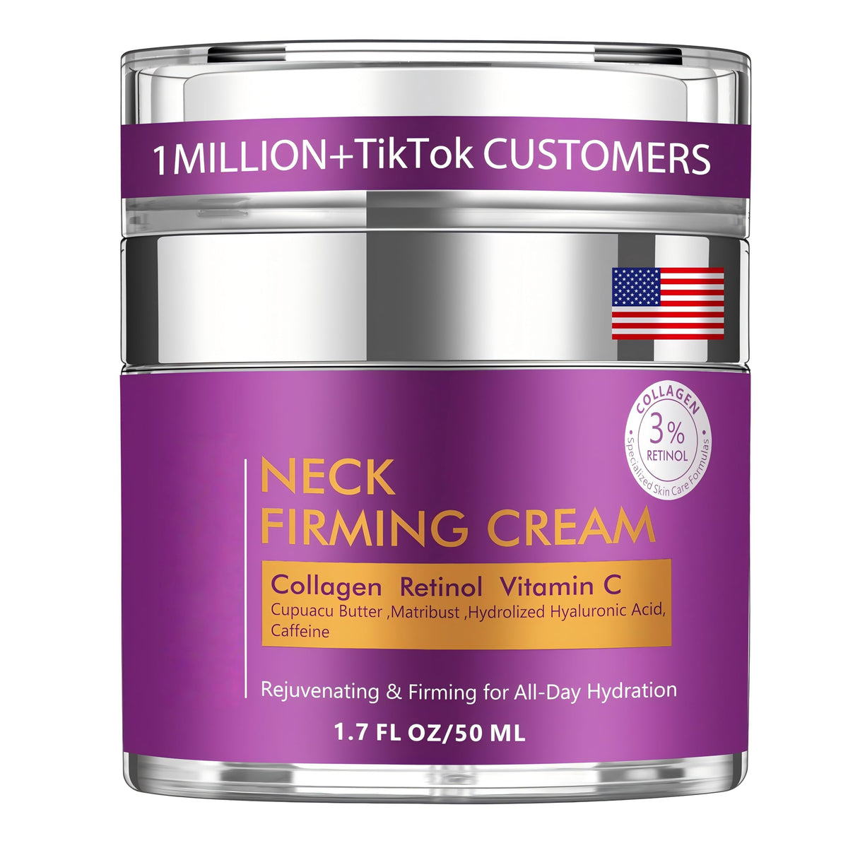 YTDB Neck Firming Cream bottle for daily neck care and smoother skin.