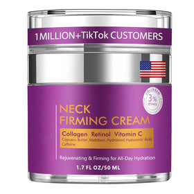 YTDB Neck Firming Cream bottle for daily neck care and smoother skin.
