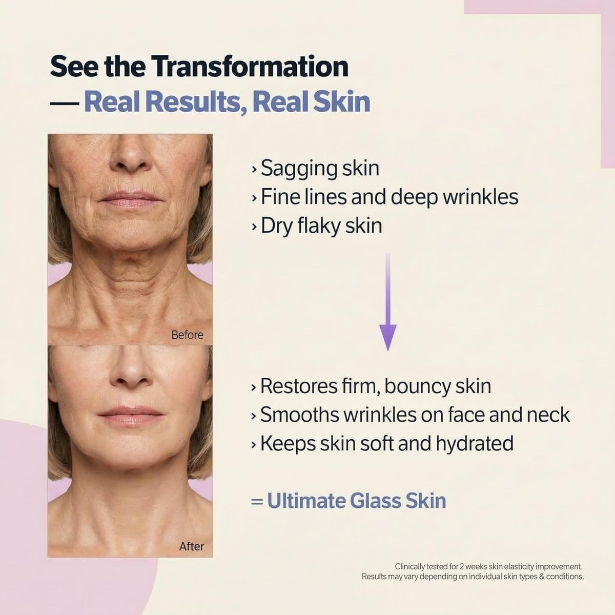 YTDB formula with retinol, collagen and hyaluronic acid supports hydration and smoothing