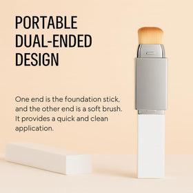 YTDJ Blanc Cover Cream Stick detachable brush enables seamless blending.