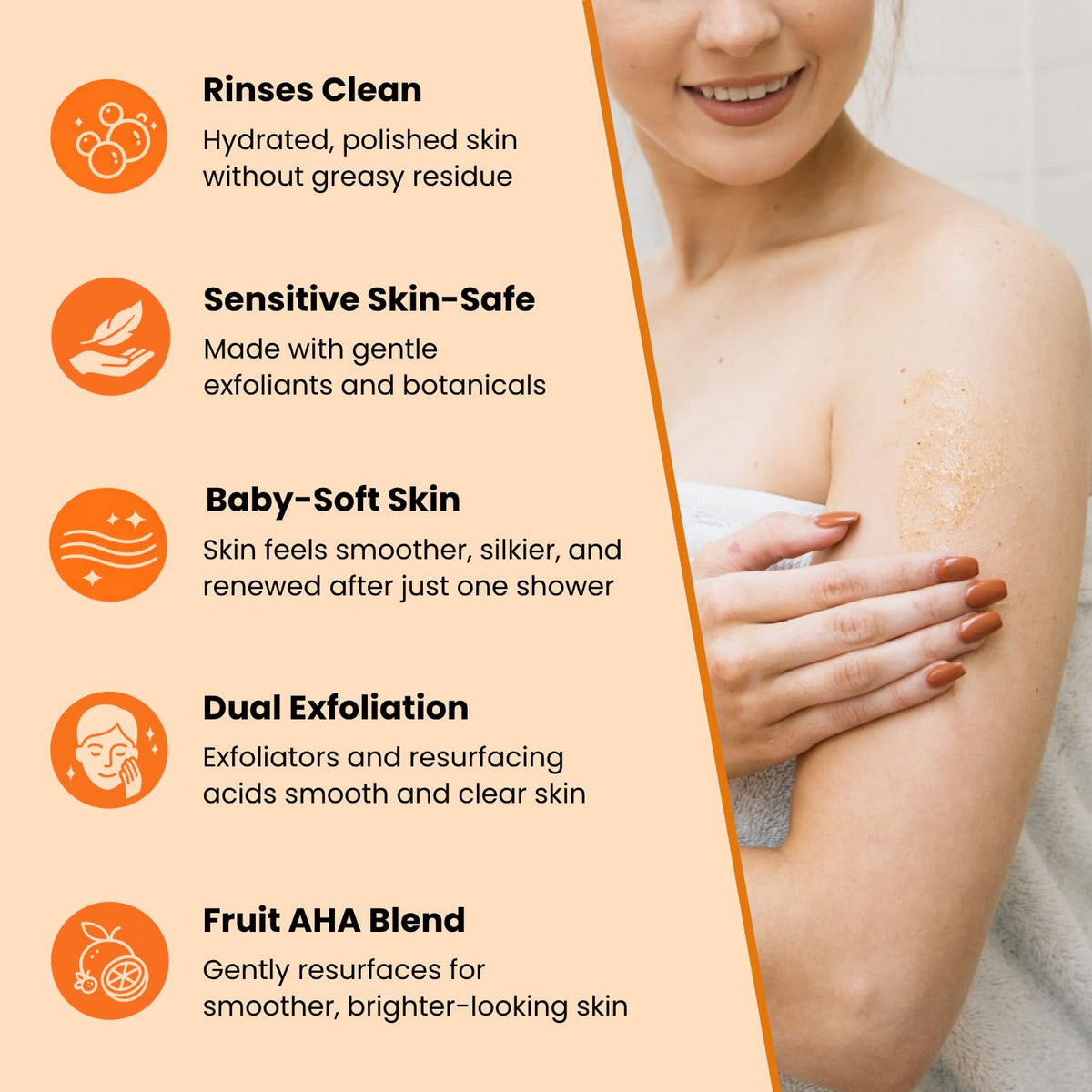 Yu-Be rice exfoliant grains provide gentle dry-skin renewal