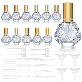 YU FENG 12x15ml glass bottle perfume atomizer set for easy refills and travel.