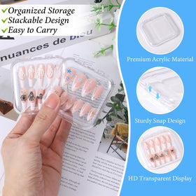 Yuanan display box presents nails prominently on a clean surface.