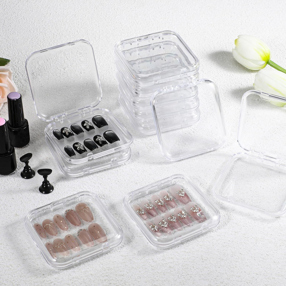 Yuanan storage box features 90 adhesive tapes for quick prep.