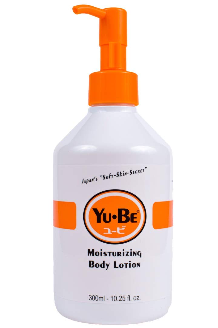 Yu-Be Body Lotion fast-absorb close-up showing quick hydration after a shower