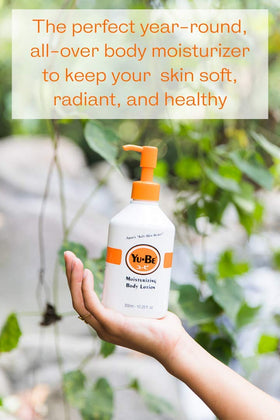 Yu-Be Body Lotion heritage-inspired bottle highlights Japanese skincare roots