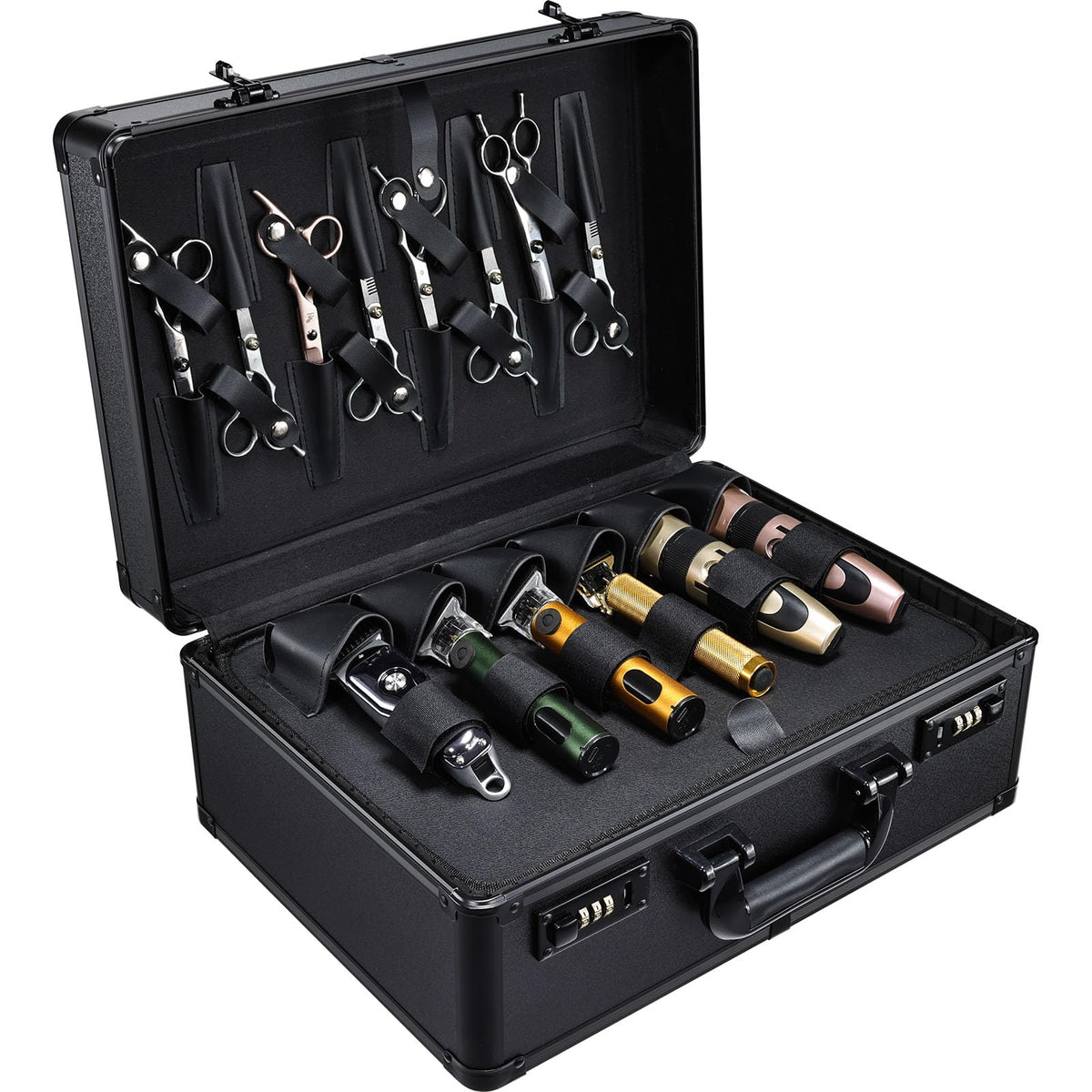 Yueieoun Barber Accessories Case front view for on-site organization.
