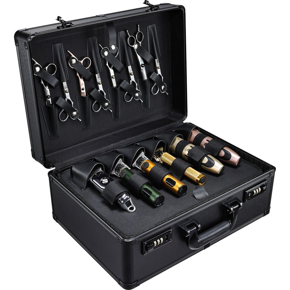 Yueieoun Barber Accessories Case front view for on-site organization.