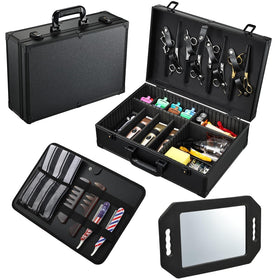 Yueieoun barber case with mirror for on-site client viewings and consultations