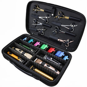 Yueieoun barber clippers case with travel-friendly design keeps tools secure