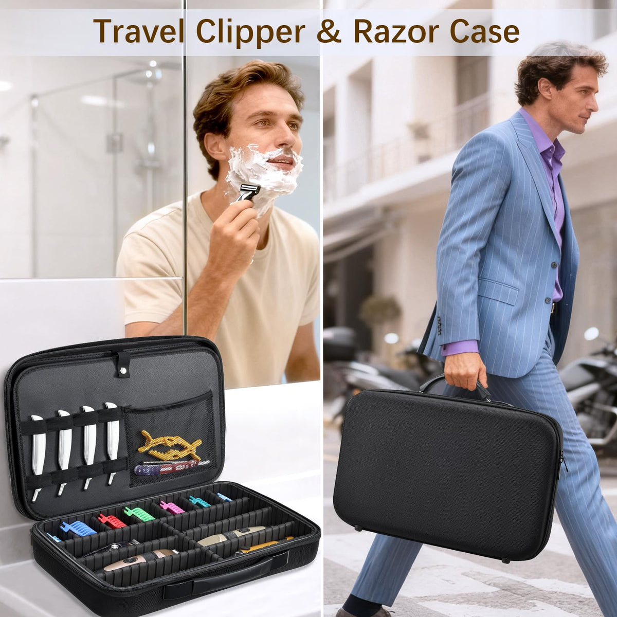 Yueieoun dual zipper closure ensures secure, easy access