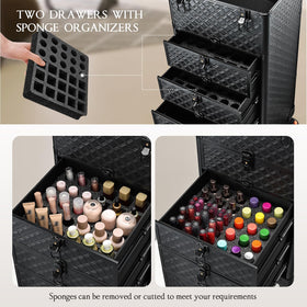 Yueieoun four-drawer organizer includes removable foam inserts to protect fragile items