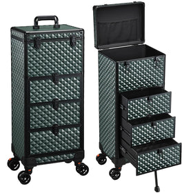 Yueieoun nail trolley with three drawers keeps manicure tools organized on the go