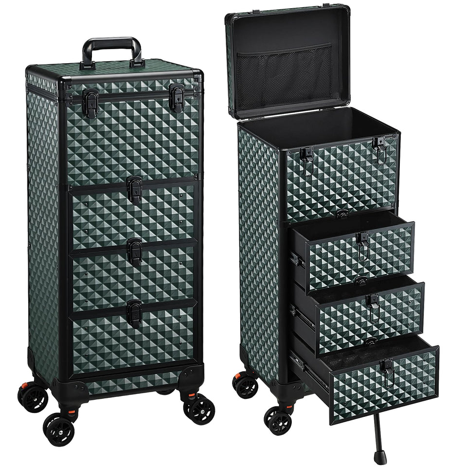 Yueieoun nail trolley with three drawers keeps manicure tools organized on the go