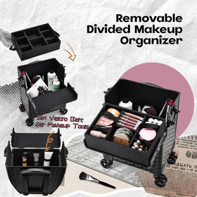 Yueieoun top trays with foam hold nail polish securely during transport
