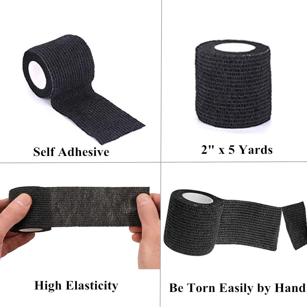 Yuelong tattoo machine grip wrap applied to handle reduces slip.
