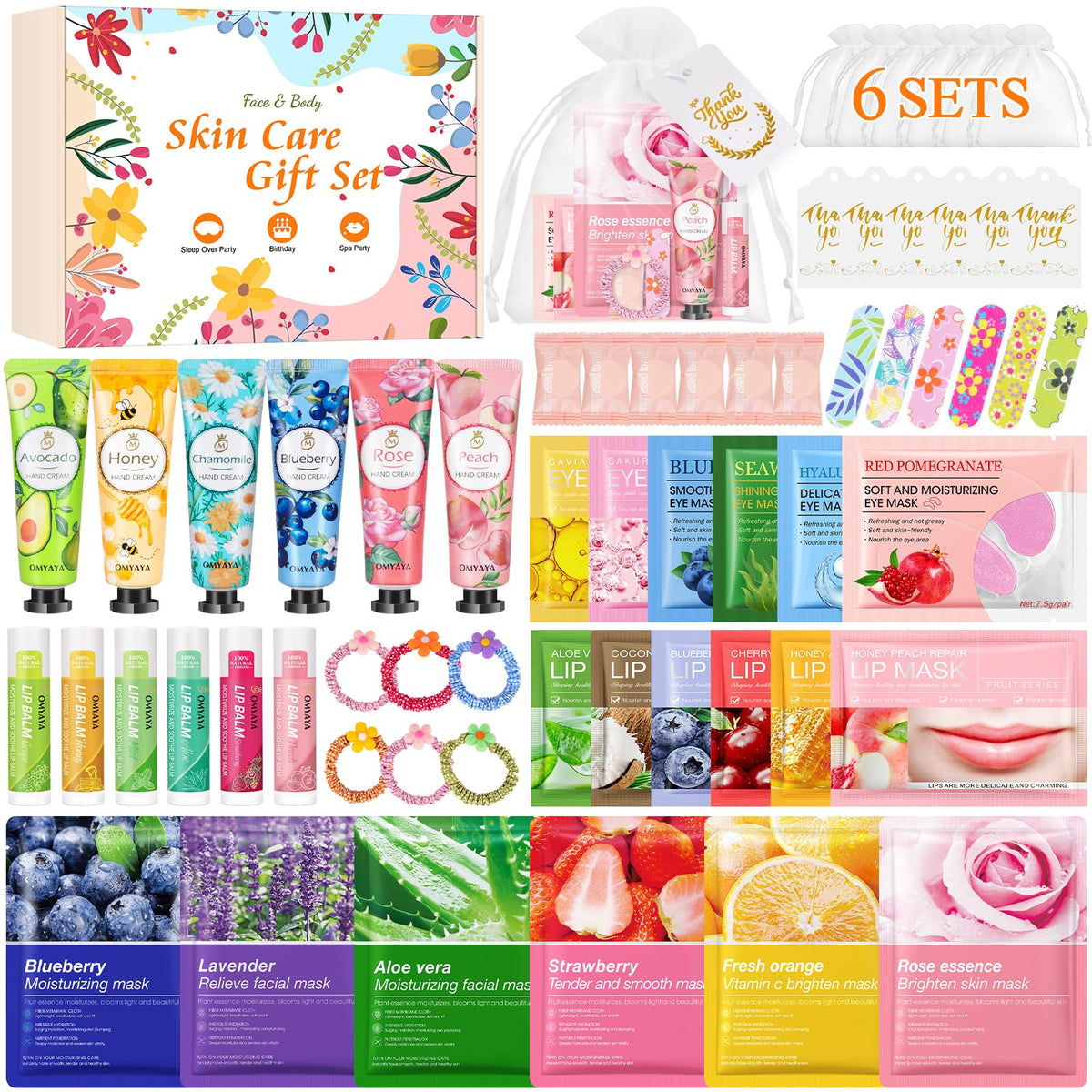 YUEONEWIN bulk gifts set packaging for women spa party favors