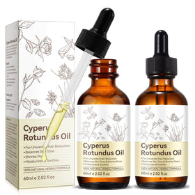 YUEPLATTNMAY Cyperus Rotundus oil bottle promoting gradual hair reduction and moisturized skin