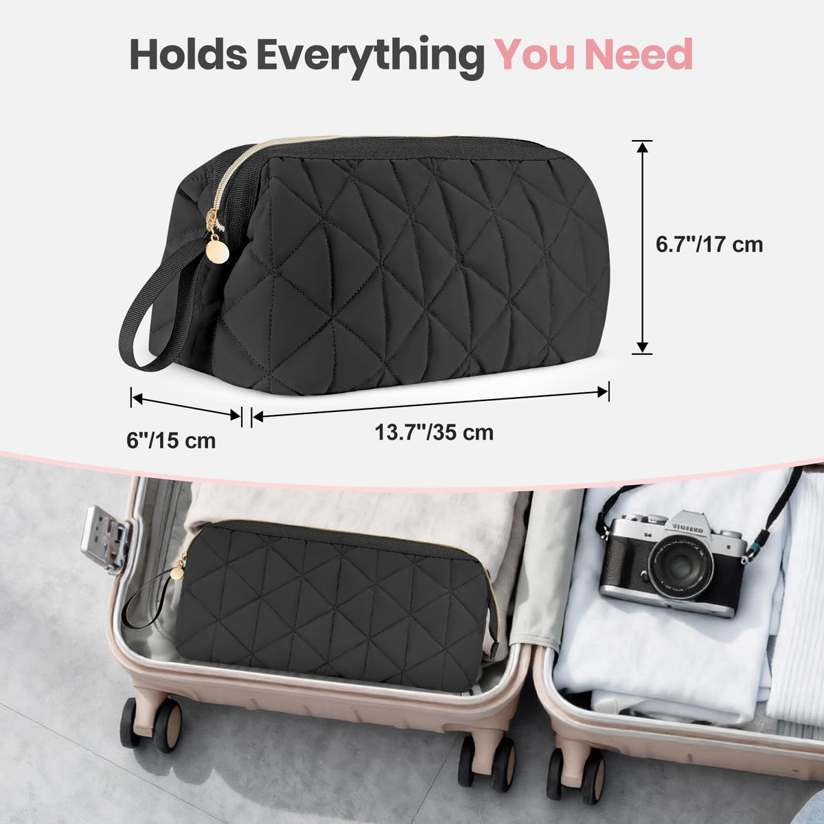 YUFIXO bag with heavy-duty zipper for secure tool storage during travel