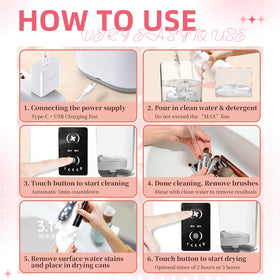 Yuliana easy one-button operation simplifies cleaning without mess.