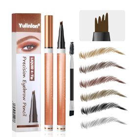 Yulinlon 4-tip eyebrow pen design enables precise, natural-looking brow strokes.