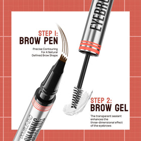 Yulinlon 9705 eyebrow gel end close-up for durable, smudge-resistant setting.