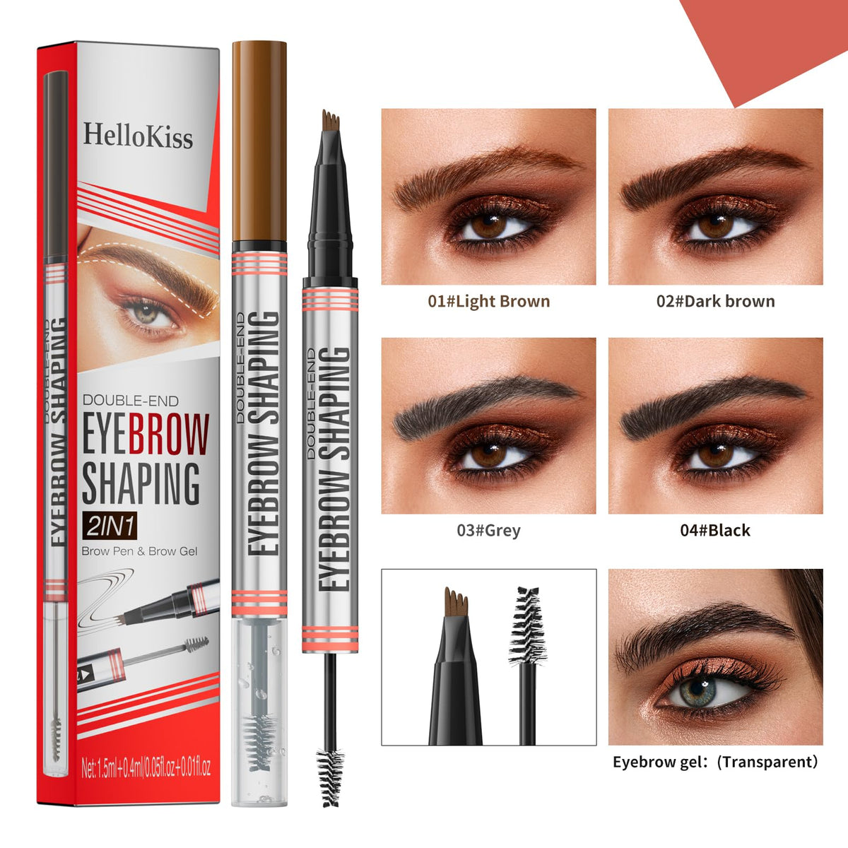 Yulinlon 9705 setting wax end helps brows stay in place.