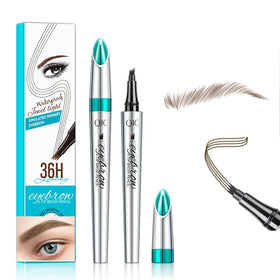 Yulinlon Q703 four-tip eyebrow stylus for precise, natural brow definition.