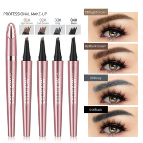 Yulinlon Q708 four shade swatches for versatile all skin tone matching