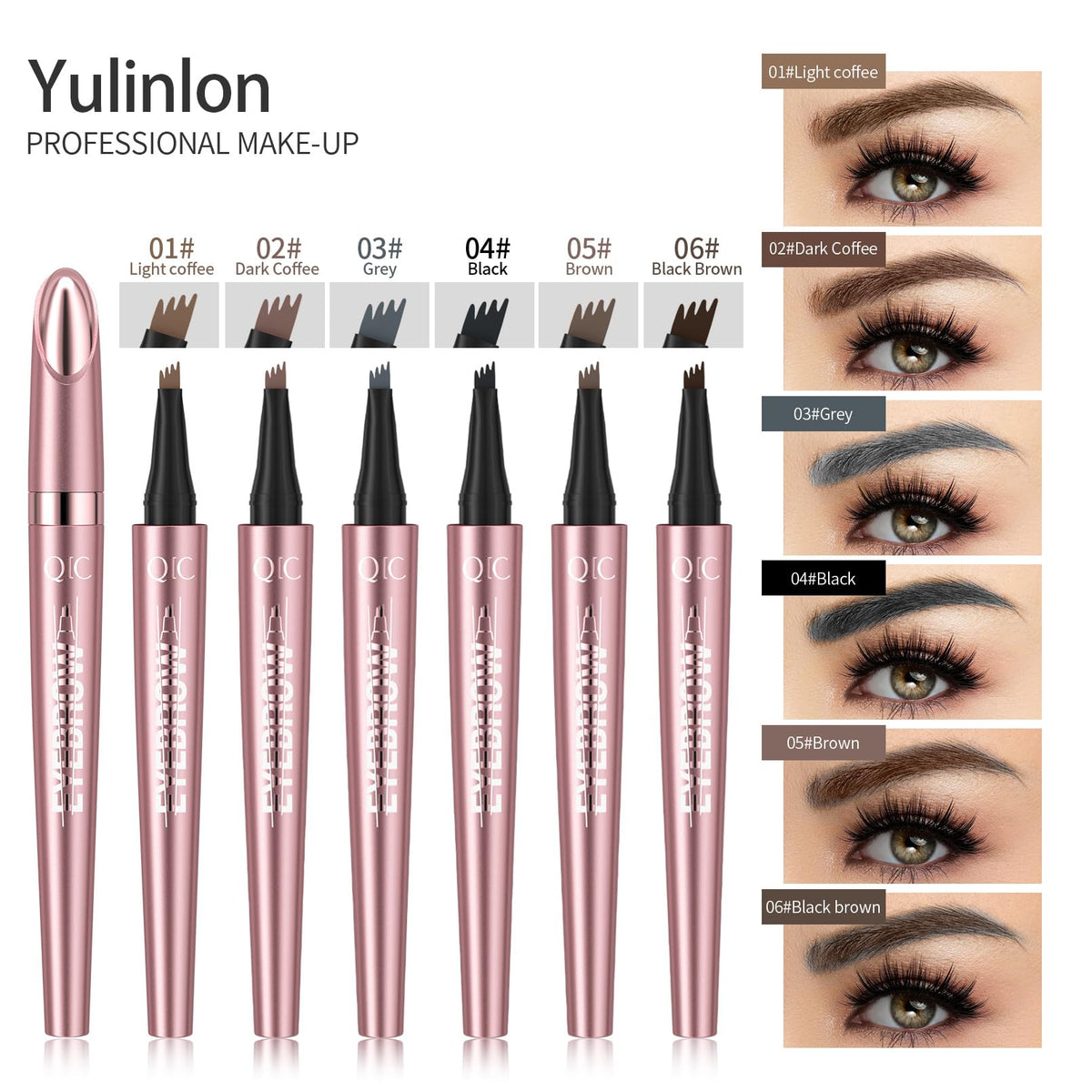 Natural brow finish with soft texture for everyday looks