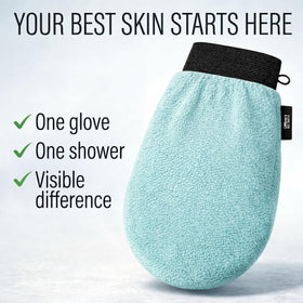 Yumera Kirano pack of five exfoliating gloves.