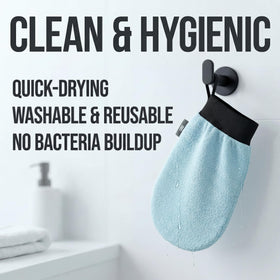 Yumera Kirano washcloth alternative for shower routines.