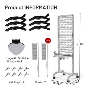 Yumkfoi compact vertical storage saves space when not in use.