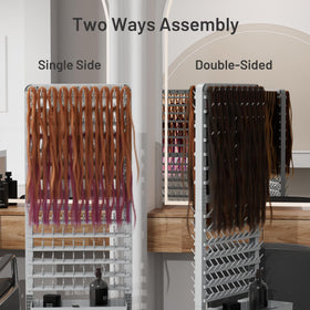 Yumkfoi braiding rack tray and tools for quick setup.