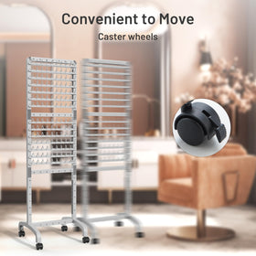 Yumkfoi flat, compact design fits any salon corner