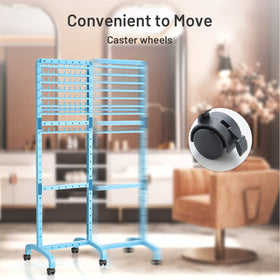 Large-capacity storage for different hair types