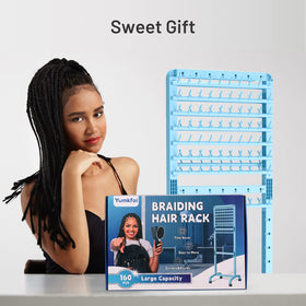 Professional-grade rack suitable for salons or home studios