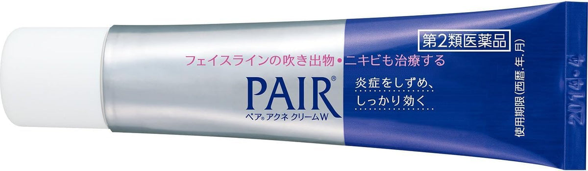 Yummy-Yamaguchi PAIR Acne Cream W skin closeup highlights soothing, inflamed pimples