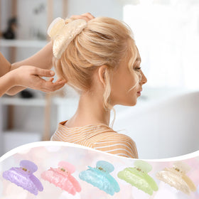 Yumoin light purple clip for playful styling