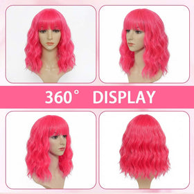 yumtaro bangs wig soft hairline enhances face framing for a playful style