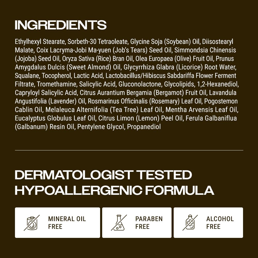 YUMU Coix Seed Deep Pore Cleansing Oil ready for double cleansing routine.