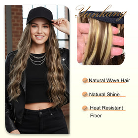 Yunkang cap wig ideal for cosplay or parties with a slip-on fit.