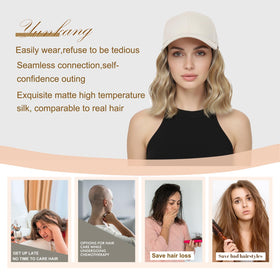Yunkang hat wig lightweight comfort for casual days and concerts.