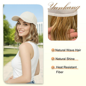 Yunkang hat wig ideal for outdoor events and street photography.